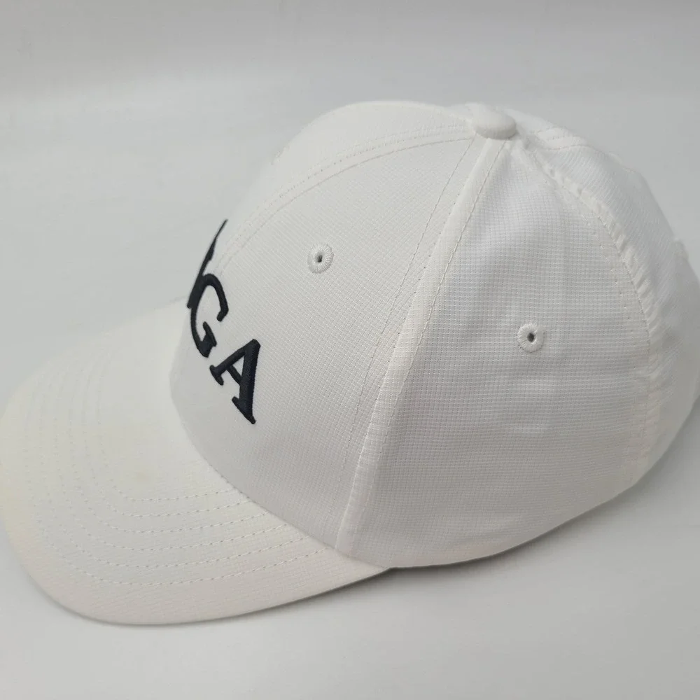 Club at Carlton Woods Hat Adjustable Imperial White AJGA Golf Course Logo Men
